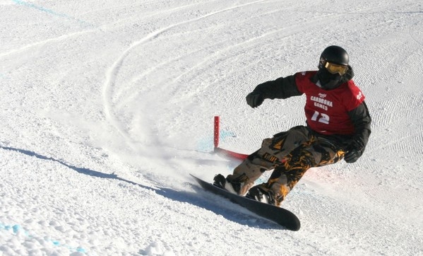 Carl Murphy will be hoping to win a gold medal as Para-snowboarding makes it Paralympic debut at Sochi 2014