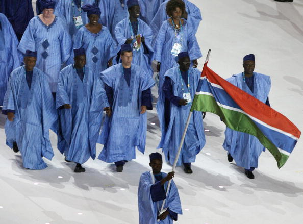 Gambia, seen here at the Opening Ceremony at Melbourne 2006, have taken part in every Commonwealth Games since Edinburgh 1970, except for 1986 when they joined the African-led boycott