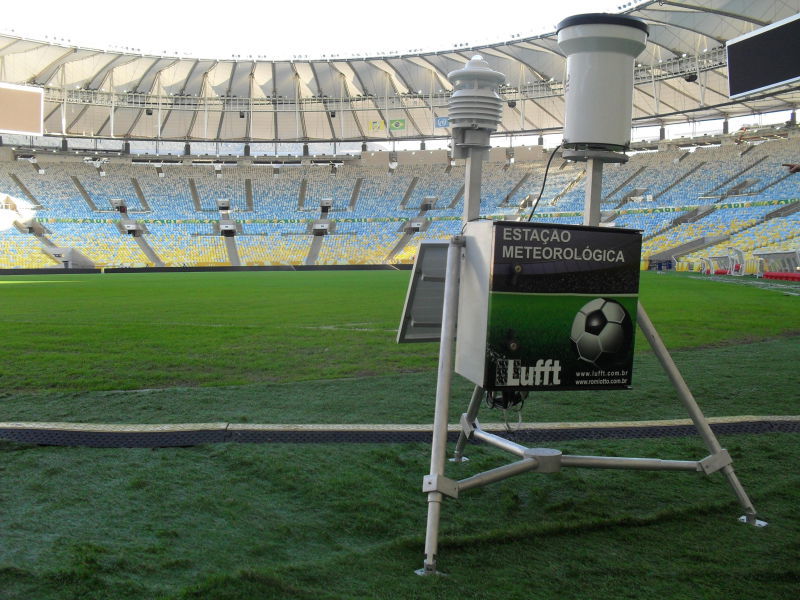 Compact weather stations could help decide whether there should be a break in play during matches at next year's FIFA World Cup in Brazil