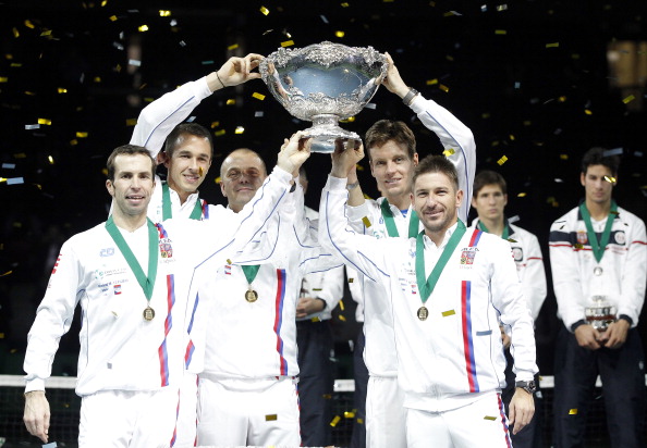 The Czech Republic successfully defend their Davis Cup title with a 3-2 victory over Serbia ©Getty Images