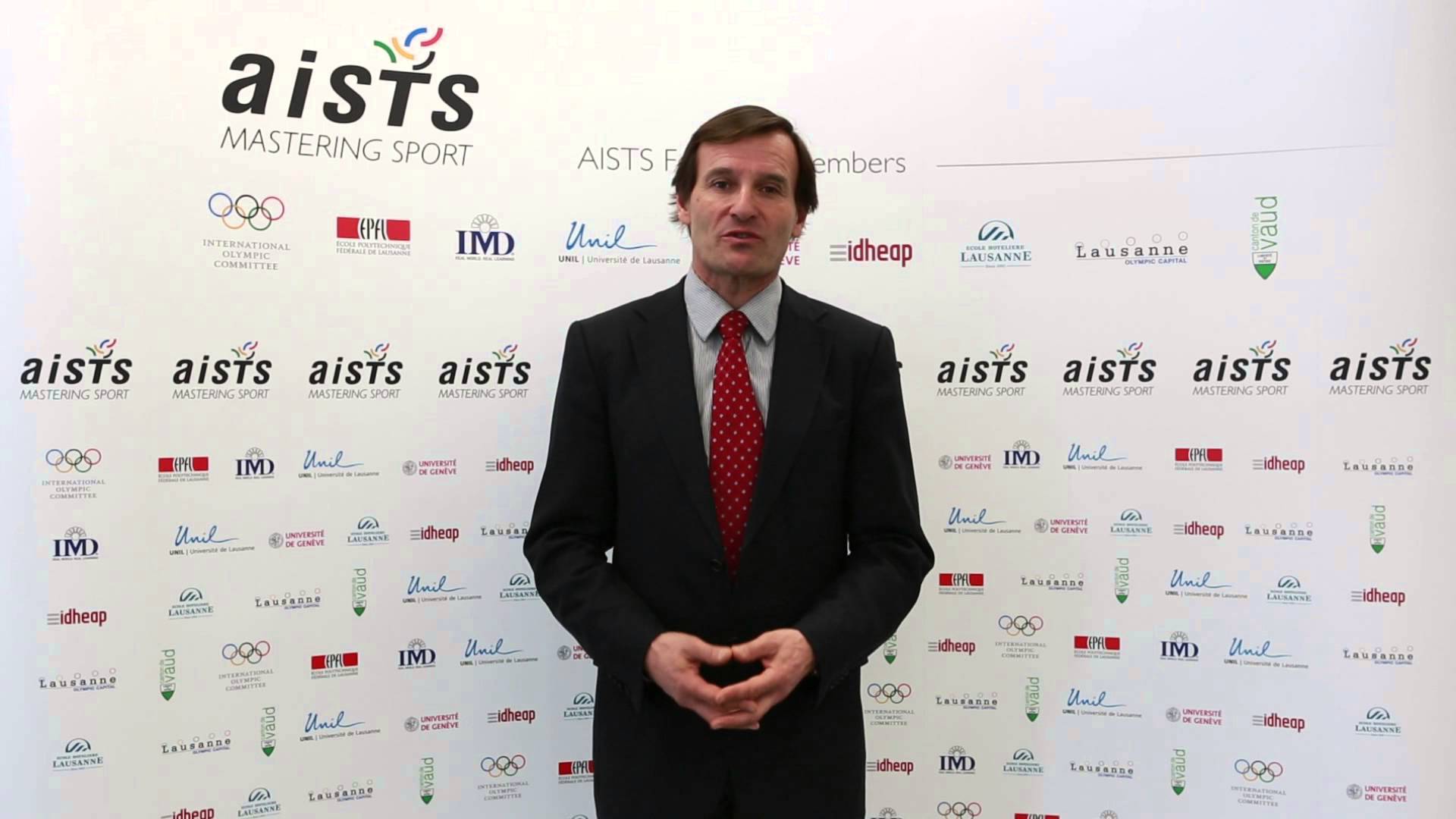 AISTS directer Claude Stricker is looking to improve standards of sports administration © AISTS