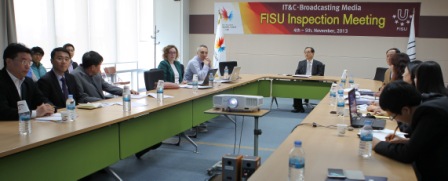 A FISU delegation travelled to Gwangju last week to inspect the IT and media preparations ahead of the 2015 Gwangju Summer Universiade