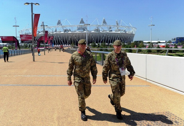 Army personnel had to be drafted in during London 2012 after security firm G4S admitted that it could not provide enough staff ©AFP/Getty Images