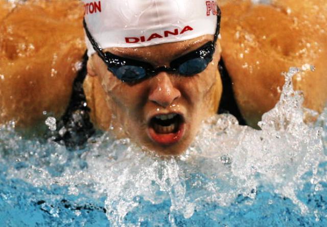 Athens 2004 gold medal winner Otylia Jedrzejczak of Poland is one of the students currently enrolled on the MSA course at RIOU © AFP / Getty Images