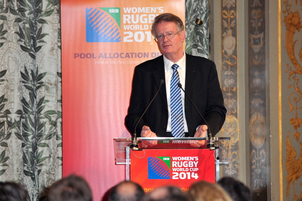 Bernard Lapasset had a busy day after earlier opening the inaugural World Rugby Conference and Exhibition ©Getty Images