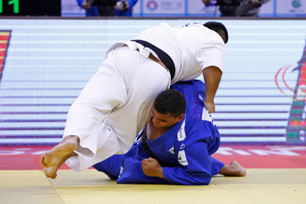 China fittingly had the final word when Zhang Lei beat a Brazillian opponent to win the over 100kg gold