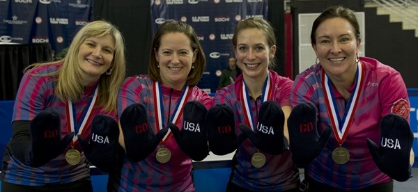 Erika Brown, Debbie McCormick, Jessica Schultz and Ann Swisshelm have become the first athletes nominated to the American team for Sochi 2014 ©United States Olympic Committee