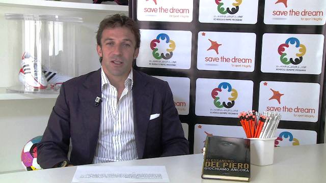 Former Italian international footballer Alessandro Del Piero helped to launch the ICSS Save the Dream campaign in Paris last year