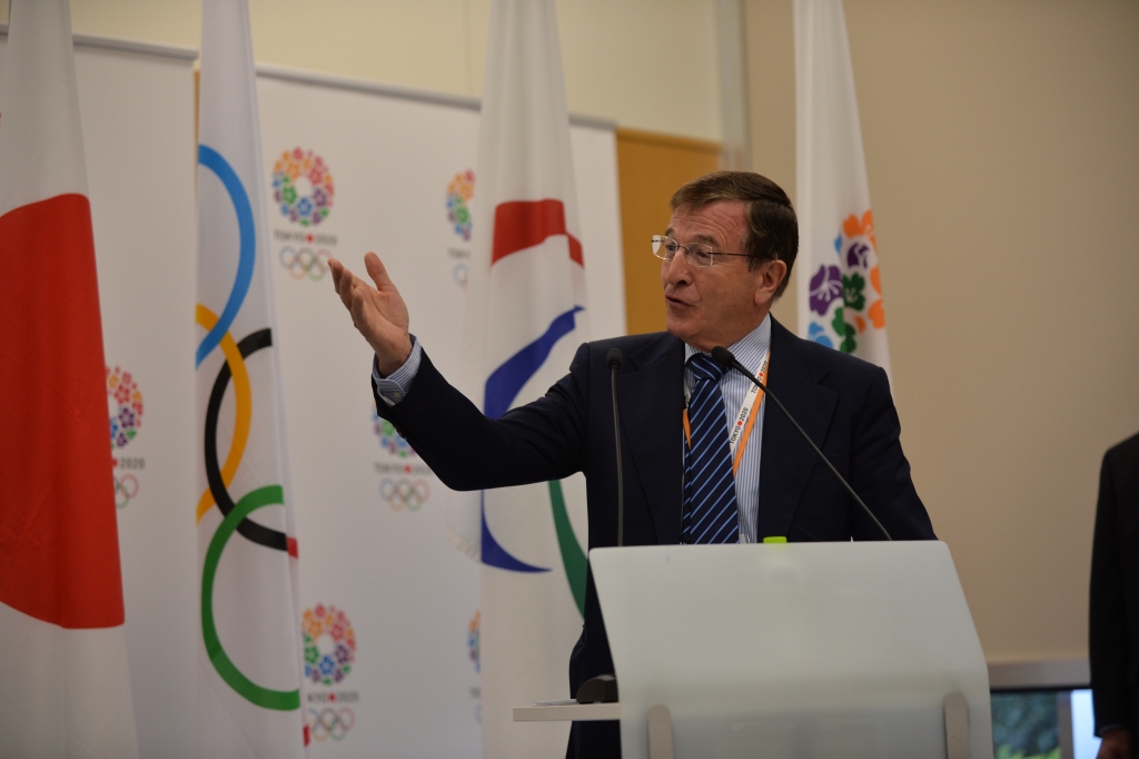 IOC Executive Director for the Olympics Gilbert Felli is holding a two-day orientation seminar for Tokyo 2020 @Photo Kishimoto