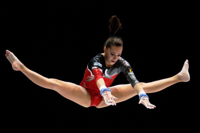Larisa Iordache of Romania goes into the Stuttgart World Cup on the back of an impressive year of results ©Getty Images