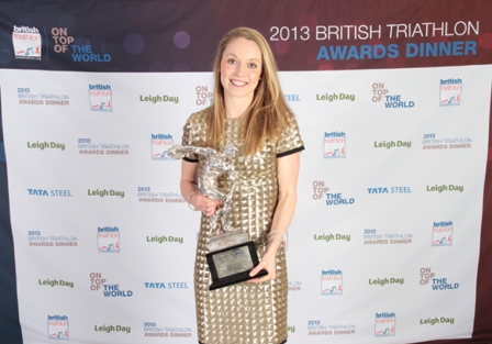 Non Stanford has been named Female Triathlete of the Year at a special awards ceremony in Birmingham ©British Triathlon