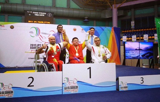 Paralympic champion Xiaofei Gu of China took Asian gold and set a world record on the penultimate day in Kuala Lumpur
