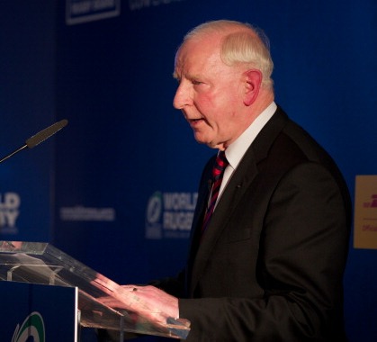Patrick Hickey praised rugby but also offered some words of warning for the future ©Getty Images