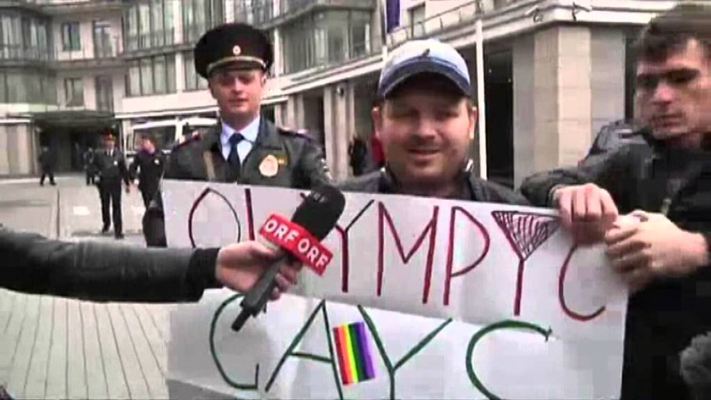 Russia's anti-gay propaganda law has sparked protests and overshadowed the build-up to Sochi 2014 @YouTube