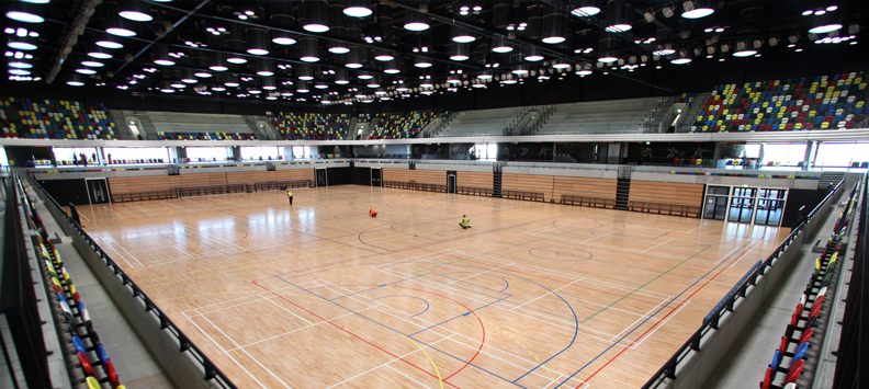The Copper Box hosted goalball during the London 2012 Paralympics