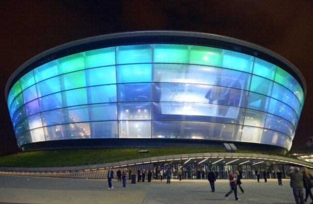 The Hydro Arena in Glasgow will host the 2015 FIG World Artistic Gymnastics Championships © Getty Images 