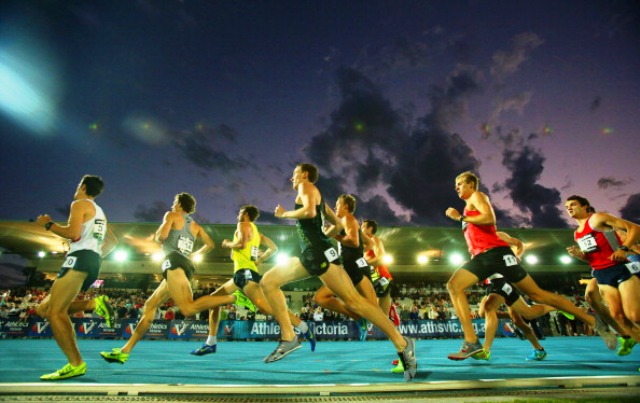 The Lakeside Stadium in Melbourne hosts an annual IAAF World Challenge Series event due to the work of out-going Athletics Australia President Rob Fildes © Getty Images 