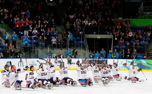 Interest has come a long way in a decade and it is hoped many will follow the progress of the US ice sledge hockey team as they attempt to defend their Paralympic title in Sochi ©Getty Images