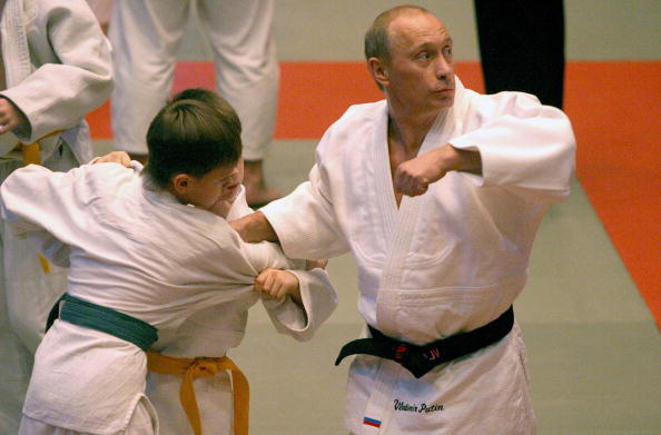 Vladimir Putin is more well known as a practitioner of another martial art in judo © Getty Images