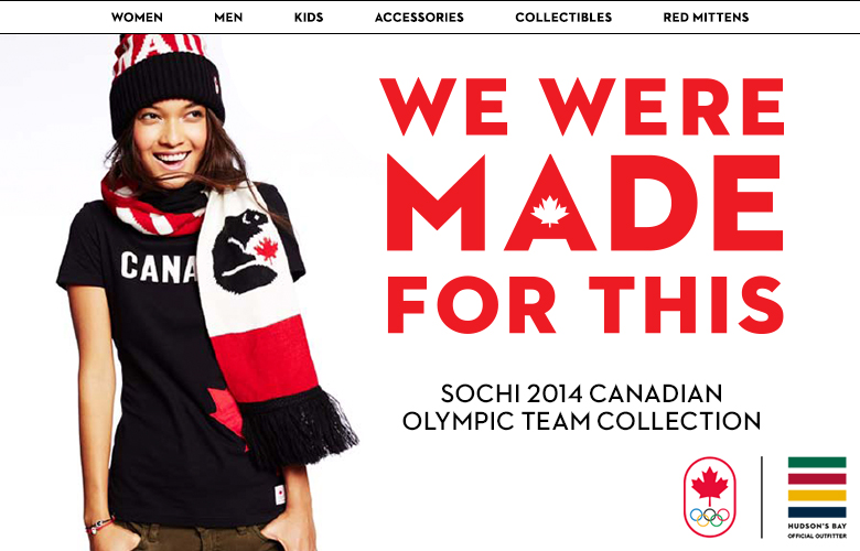 Canada's kit for Sochi 2014 has been designed by Hudson Bay and will be available for the public to buy