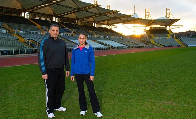 Jessica Ennis-Hill's coach Toni Minichiello, seen here with her during her victorious London 2012 appearance, has spoken of the lost legacy represented by the destruction of a Stadium at which Ennis-Hill has trained for many years