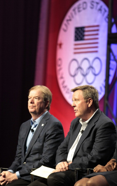 USOC chief executive Scott Blackmun (right) and chairman Larry Probst (left) have helped rebuild America's reputation within the Olympic Movement since they took over