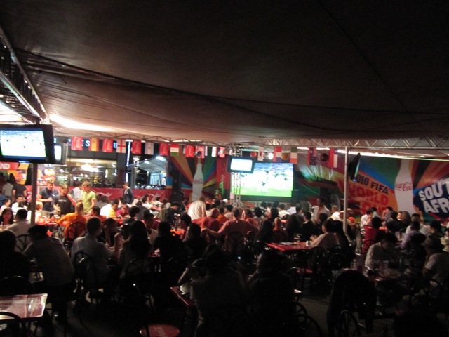 Coca-Cola engaged local communities during the 2010 World Cup in South Africa by providing material so local bars could show matches
