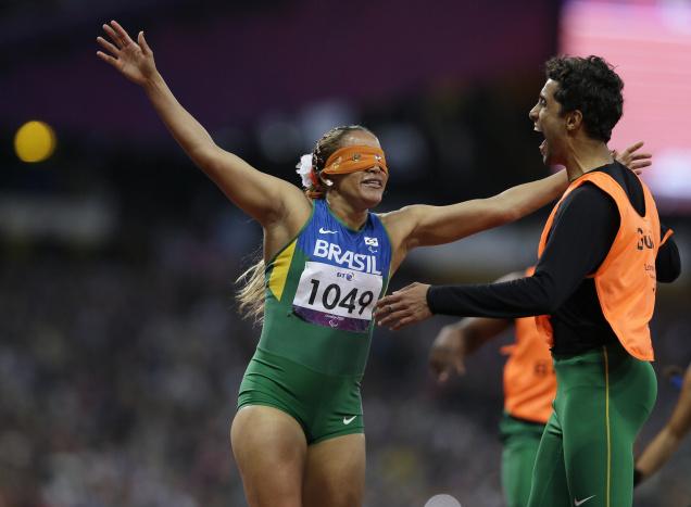 Sprinter Terezinha Guilhermina is a potential heroine of the Rio 2016 Paralympic Games