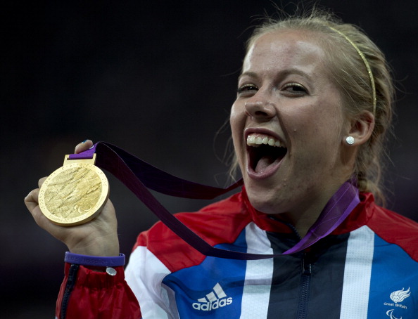 Wheelchair athlete Hannah Cockroft won two gold medals at the London 2012 Paralympic Games ©Getty Images