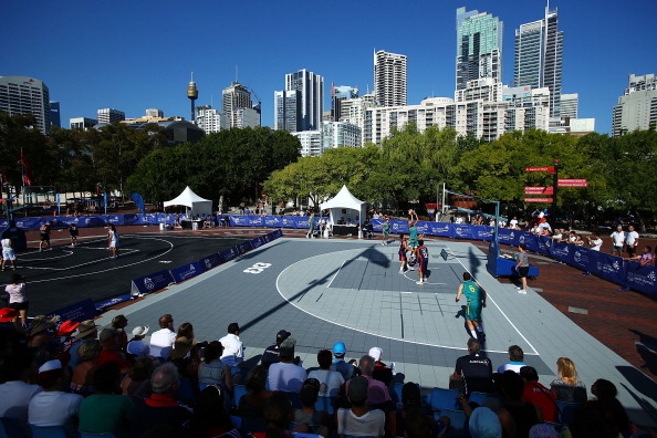 3x3 basketball has gained enormous popularity since its worldwide competitive debut at the 2010 Youth Olympics in Singapore ©Getty Images