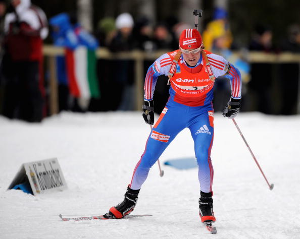 Biathlete Dmitri Yaroshenko is another prominent Russian Winter athlete to have tested positive...he won two World Championship titles before being banned in 2009 ©Bongarts/Getty Images