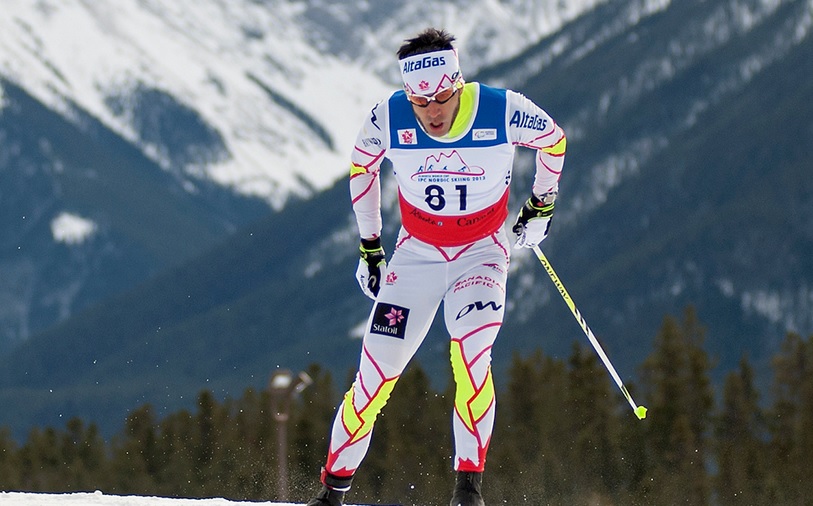 Brian McKeever closes in on a second gold medal on home mountains in Canmore ©Pam Doyle/IPC