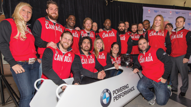 Canada has named the athletes that will represent the nation in bobsleigh at Sochi 2014 ©Canadian Olympic Committee
