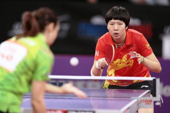 China's Li Xiaoxia is among the nominees for the inaugural ITTF Star Awards in Dubai ©AFP/Getty Images