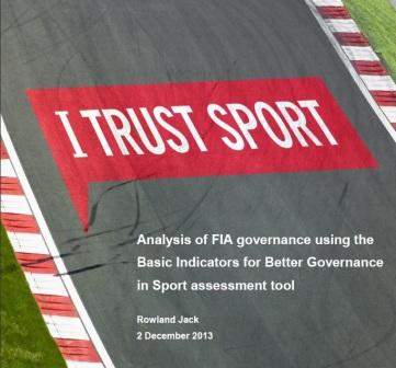 I Trust Sport Ltd has published a report analysing the governance of the FIA ©I Trust Sport