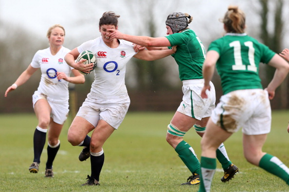 Fiona Coghlan's Ireland halt the English charge for the first time ever en route to their first Six Nations victory ©The Rugby Football Union Collection/Getty Images