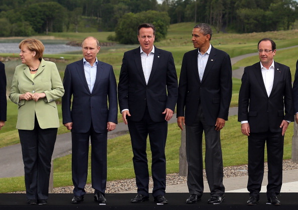 Putin is unlikely to be joined by any of Merkel, Cameron, Obama or Hollande in Sochi ©Getty Images