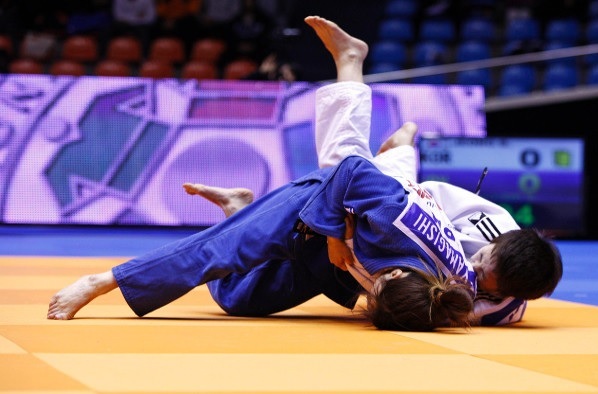 Japan finish day one of the Jeju Grand Prix on top of the medal table with three golds ©IJF Media