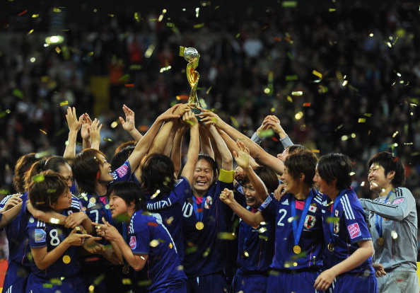 Japan won the last World Cup in 2011 and have announced plans to bid for the 2023 version ©AFP/Getty Images