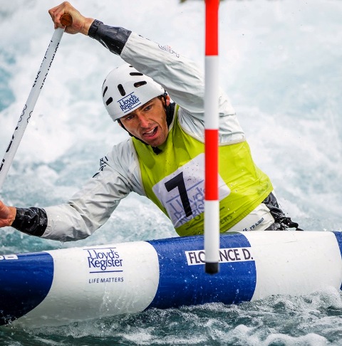 London 2012 silver medallist and current world champion David Florence will be hoping to impress at Lee Valley during next year's World Cup event ©AEphotos/Lee Valley Park