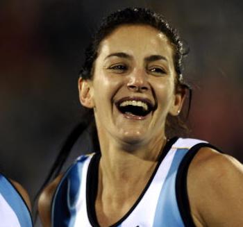 Luciana Aymar has won her eighth FIH Player of the Year crown ©AFP/Getty Images