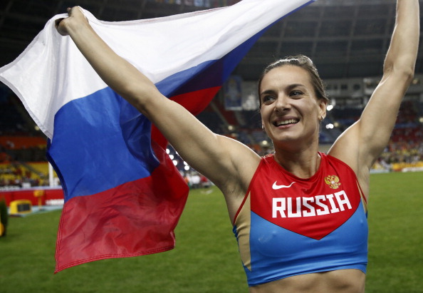 Pole vault world champion Yelena Isinbayeva is a Games ambassador and was on the judging panel for the medal design competition ©AFP/Getty Images