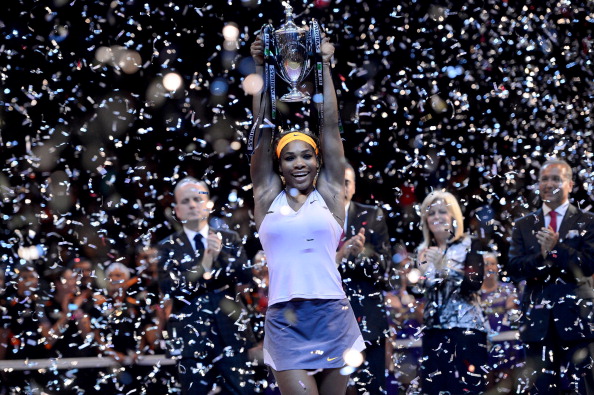 Serena Williams receives the honour of women's World Champion for 2013 following a season that has seen her win a career-best 11 titles ©Getty Images