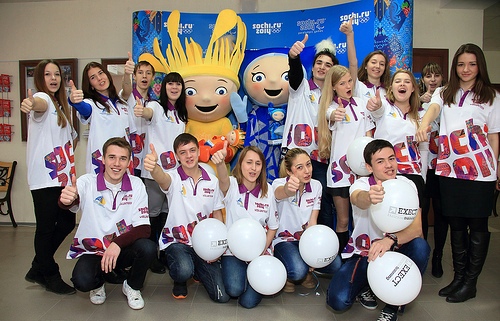 Sochi 2014 organisers have said that 25,000 volunteers have been recruited for the Games next year ©Sochi 2014