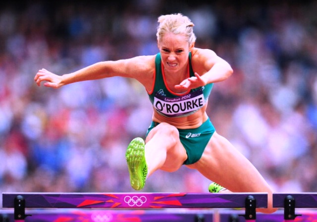 Sprint hurdler Derval O'Rourke will be one of the Team Ireland athletes sporting the New Balance kit © Getty Images 
