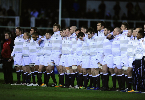 The England Saxons team pictured ahead of a match against Scotland A earlier in 2013 will be among the teams benefiting from Drawer's expertise ©Getty Images