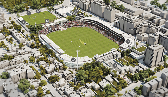 The development is part of a "Masterplan" for the redevelopment of the whole Lord's Ground ©MCC