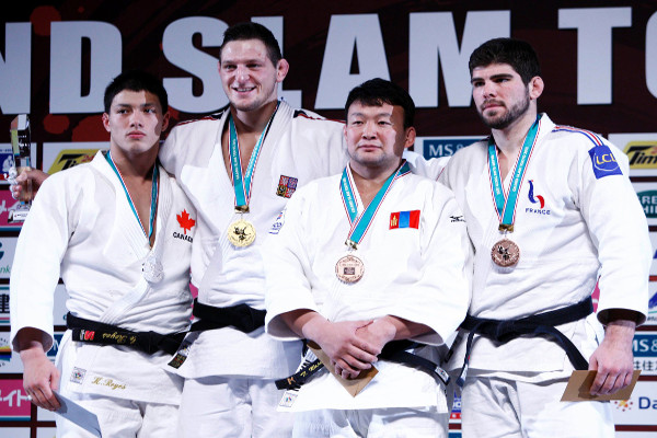 The men's -100kg event was the only contest where Japan failed to secure a medal, with Lukáš Krpálek taking gold ©IJF Media