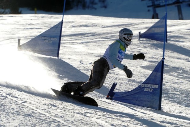 The snowboarding action got underway today at Monte Bondone in Trento ©Daniele Mosna/Trentino 2013 Universiade