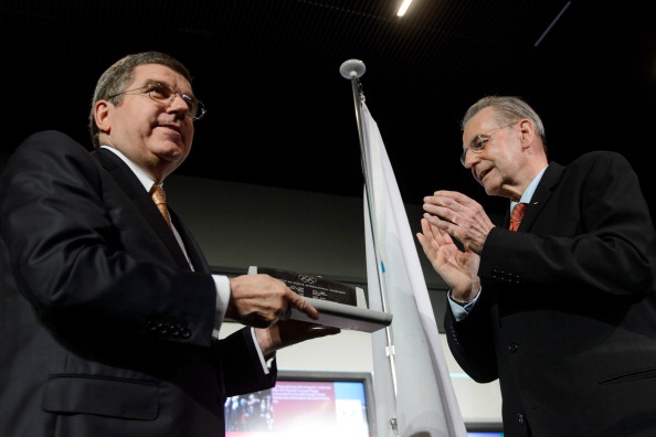 Thomas Bach (left) appears ready to be more aggressive than predecessor Jacques Rogge (left) in an effort to combat the twin problems of doping and match-fixing ©AFP/Getty Images